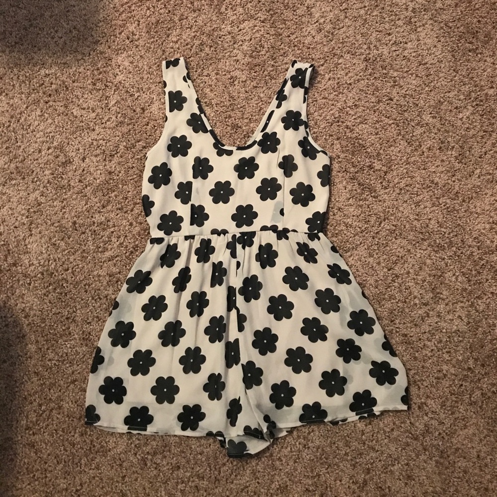 Floral Printed Romper